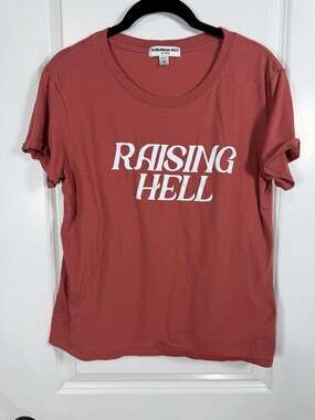 Suburban Riot Women's Raising Hell Graphic Tee in Rust